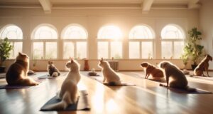 yoga for senior pets