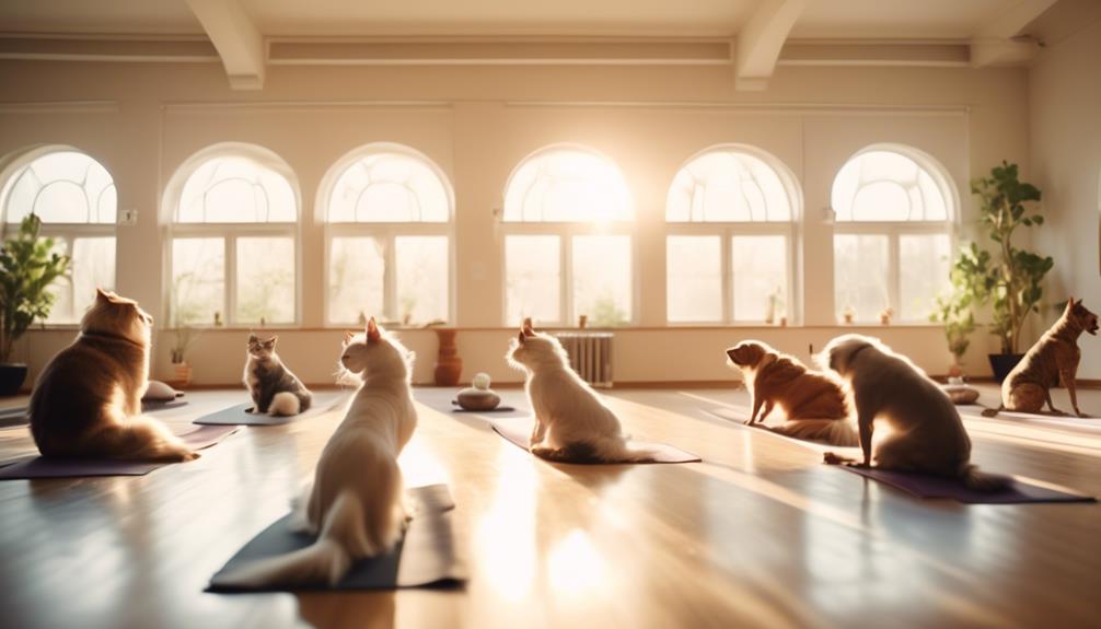 yoga for senior pets