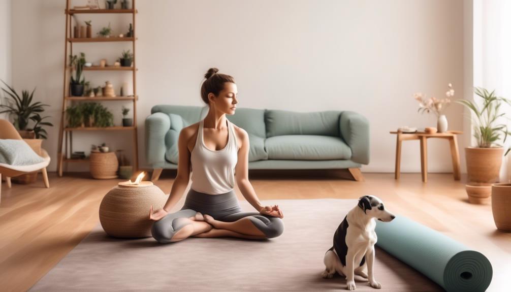 yoga with pets safety