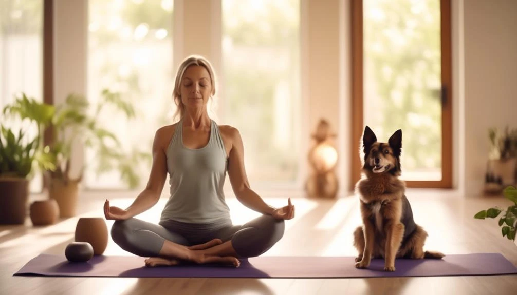 yoga with pets safety