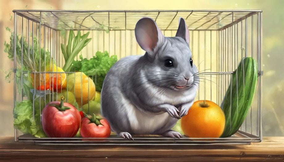 chinchilla diet observation task