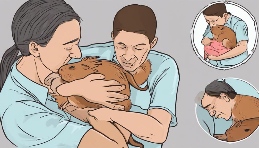 choking guinea pig assistance