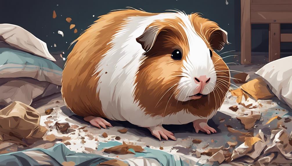 diarrhea in guinea pigs