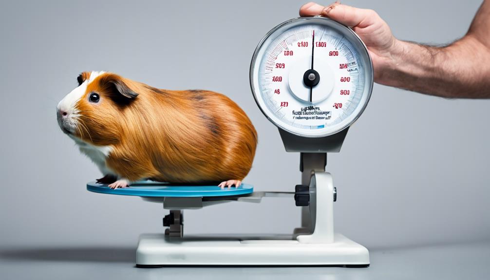 guinea pig weight monitoring