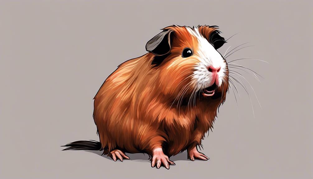 mite infestation in guinea pigs